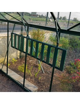 Faltbares Aluminium gefaltet grün lackiert Tisch