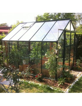 Serre de jardin verre trempé JADE 7,50 m²