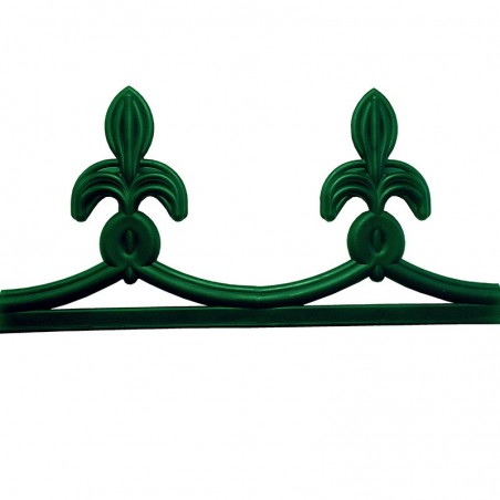 Victoriaanse fries voor kassen in opaal, jade en saffier, gelakt in groen. Kastype: Ciel mon Jardin-Jade 1040, gelakt in groen.