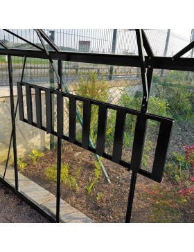 faltbarer aluminium lackiert schwarzer himmel mein gefalteter garten