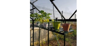 faltbarer aluminium lackiert schwarzer himmel mein garten mit blumen