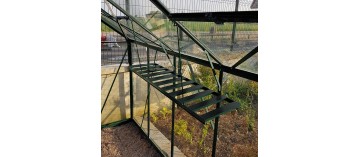 faltbarer aluminium lackiert schwarzer himmel mein garten