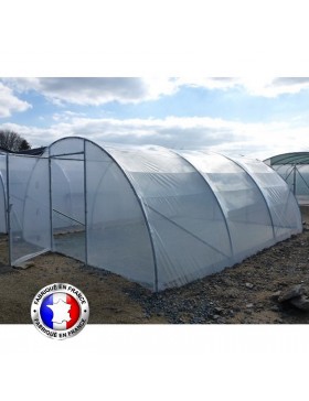 Tunnelkas van 450 x 800 m met professionele afdekking en Deltane-draad