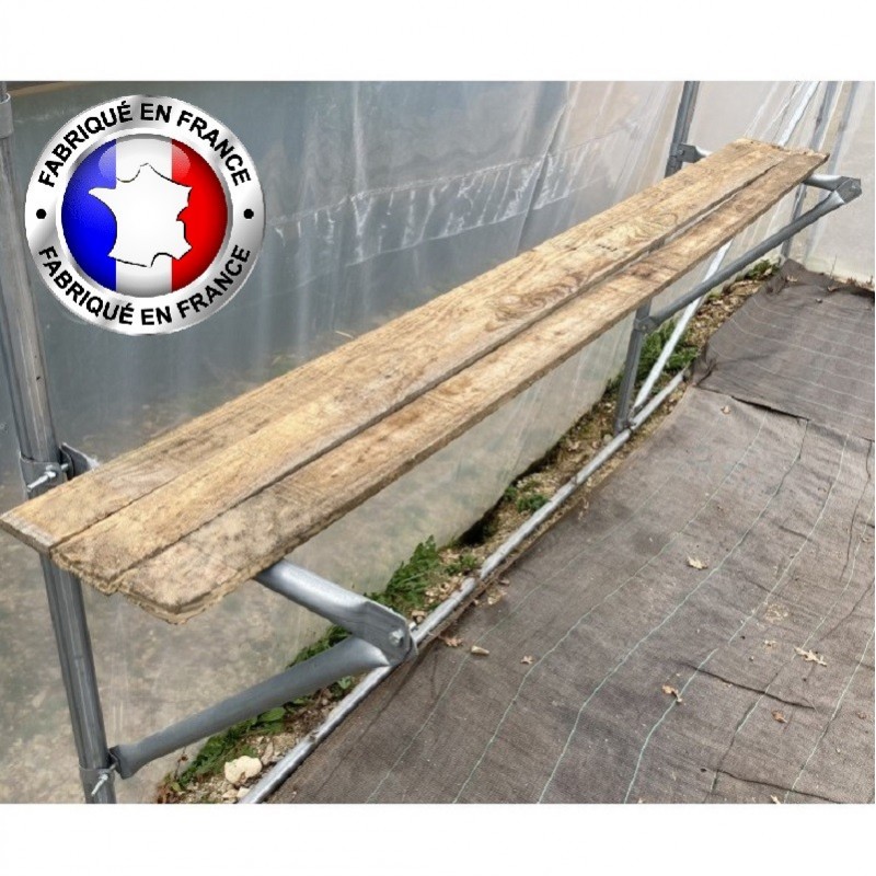 Lot de 2 supports de tablettes pour serre maraichère