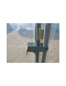 Dubbele handgreep met stop voor tunnelkas