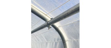 Tuinbouwkas of tunnel van gegalvaniseerde stalen buizen met een diameter van 32 en 40 mm