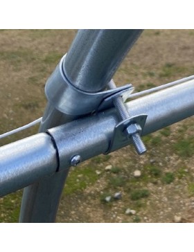 Professionele 5 x 6 m gegalvaniseerde stalen tunnelkasbuis