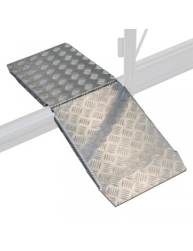 Kruiwagenoprijplaat, aluminium oprijplaat