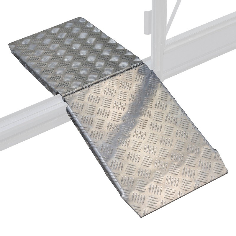 Kruiwagenoprijplaat, aluminium oprijplaat