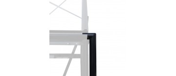 Set van 2 aluminium regenwaterafvoerbuizen voor ACD kassen