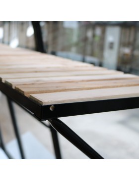 Universaltisch aus Aluminium und Holz für Gewächshäuser ACD