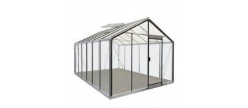 Prestige Kas 13.62m in natuurlijk aluminium en R3O6H ACD gehard glas