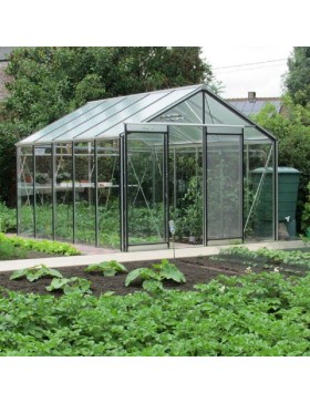 Prestige Kas 11.35m in natuurlijk aluminium en ACD gehard glas