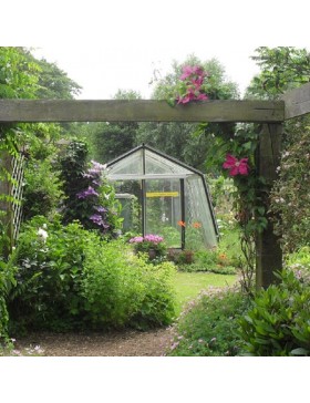 Prestige Kas 13.62m in natuurlijk aluminium en S106H gehard glas ACD