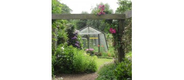 Prestige Kas 13.62m in natuurlijk aluminium en S106H gehard glas ACD