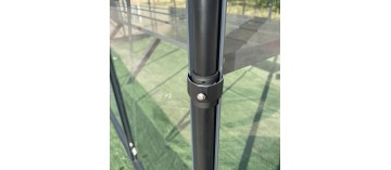 Zwart gelakte aluminium regenpijp