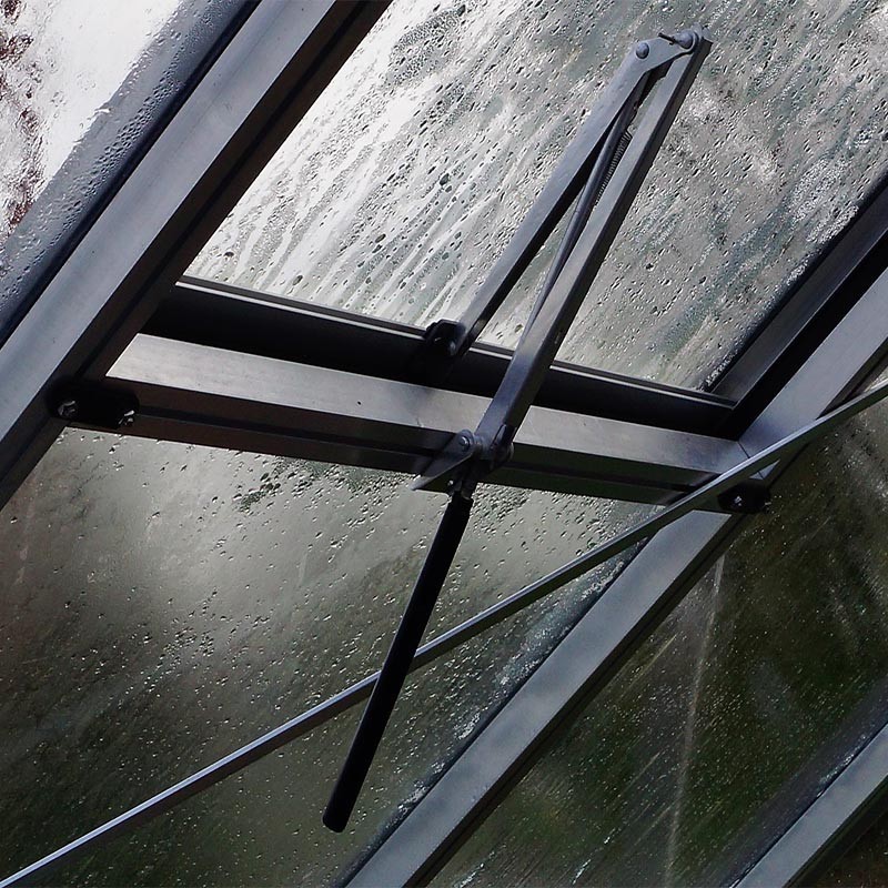 Orbessen automatische dakluchtopener voor Janssens kas