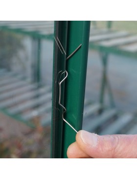 Positie 2: Glasklemmen plaatsen