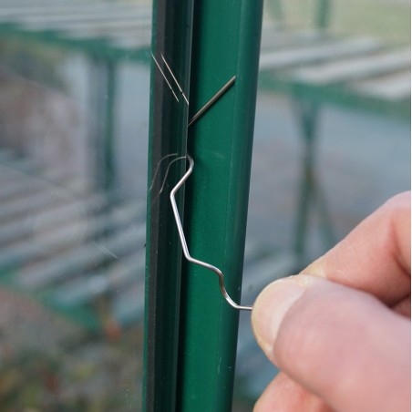 Positie 1: Glasklemmen plaatsen