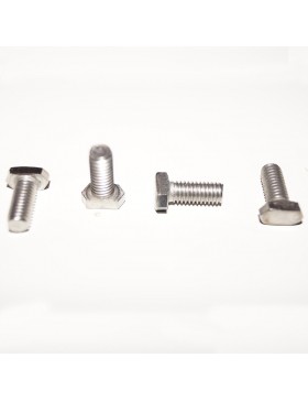 M6 x 14 roestvrijstalen bout met kop en moer